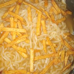 A picture of Spicy noodles🍝.