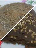 Galleta de avena con banano o chocolate en microondas