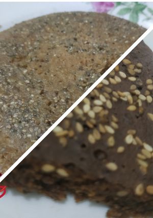 Una foto de Galleta de avena con banano o chocolate en microondas