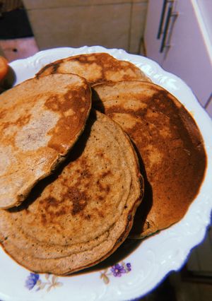 Una foto de Pancakes de banana