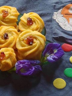 Hình của món Bánh quy bơ danisa (bé 1y).