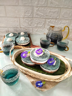 Foto resep Cake Puding Bunga Telang