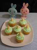 Muffins de pascua de jengibre con mermelada de naranja