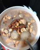 Chè đậu đỏ trân châu đường phèn