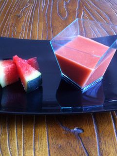 Una foto de Gazpacho de sandía
