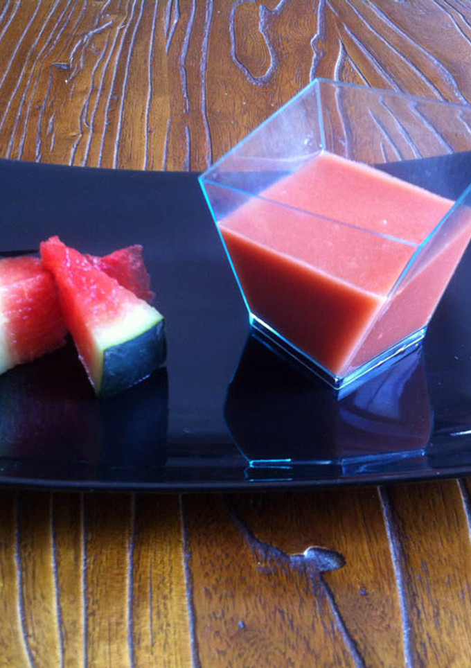 Una foto de Gazpacho de sandía