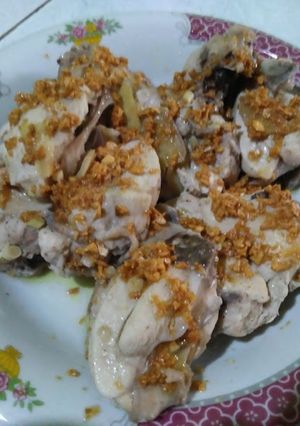 Foto resep Ayam Kukus Bawang Putih