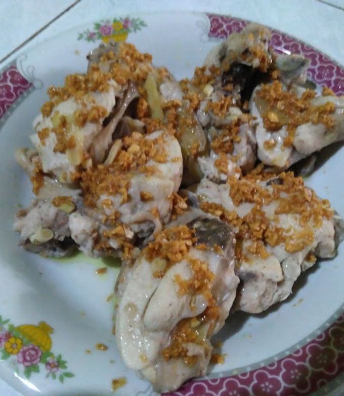 Foto resep Ayam Kukus Bawang Putih