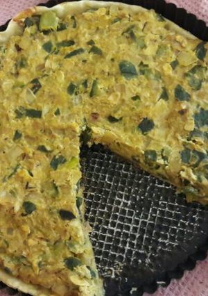 Una foto de Tarta liviana de zapallitos