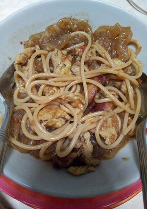 Foto resep Seblak Mie Spaghetti