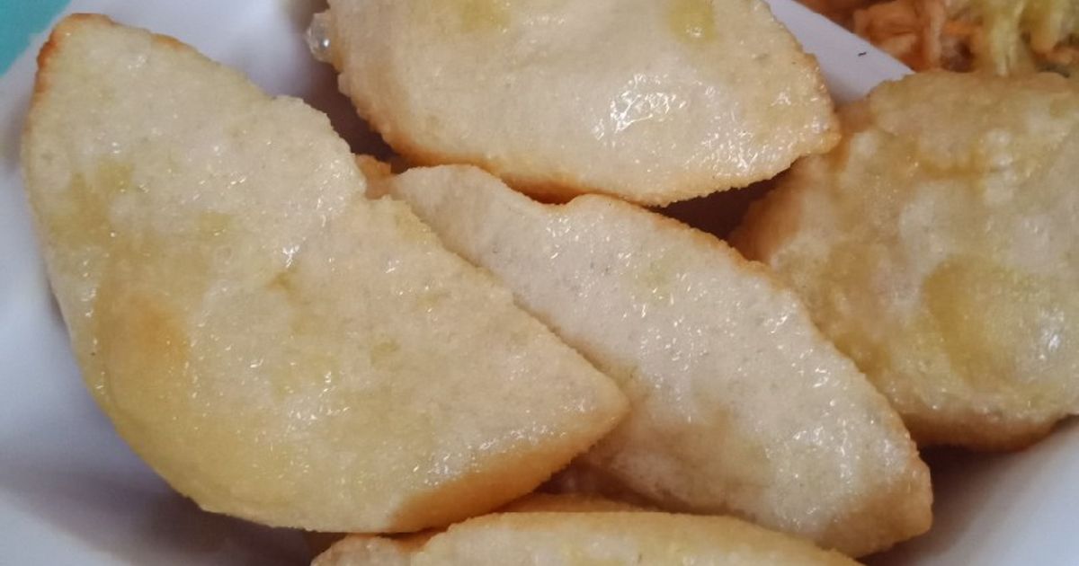 Pempek telor (dos/tanpa ikan) menu buka puasa