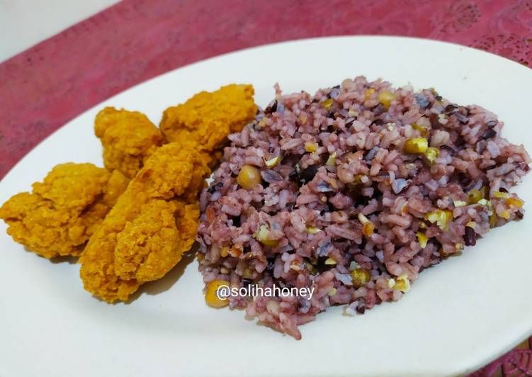 Resep Multi Grain Rice #cleaneating yang Lezat