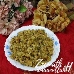 Hyderabadi Nashte ka Khagina/Masala Scrambled Eggs A picture of Hyderabadi Nashte ka Khagina/Masala Scrambled Eggs.
