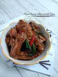 Ayam kecap cabai merah hijau