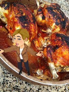 صورة لوصفة دجاج محشي بالفريكة