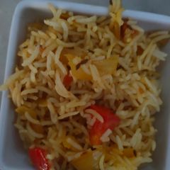 A picture of Boiled veg rice.