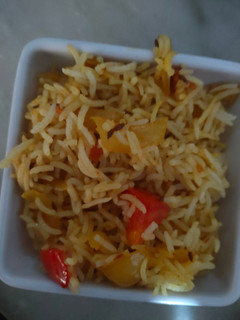 A picture of Boiled veg rice.