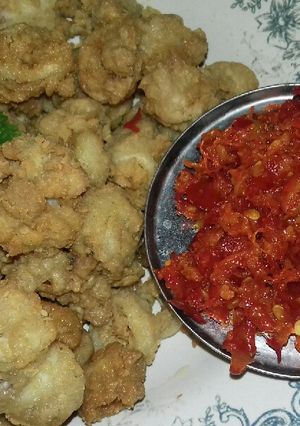Foto resep Cumi goreng tepung sambal geprek