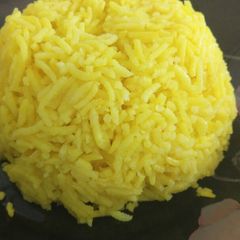 A picture of Turmeric rice.