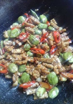 Foto resep Sambal goreng tempe petai