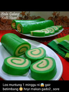 Foto resep Bolu gulung kukus roti tawar
