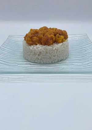 Une photo de Curry de Choux Fleur et son Riz Liv