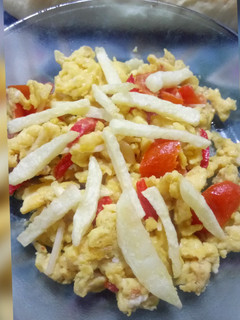 Una foto de Huevos revueltos