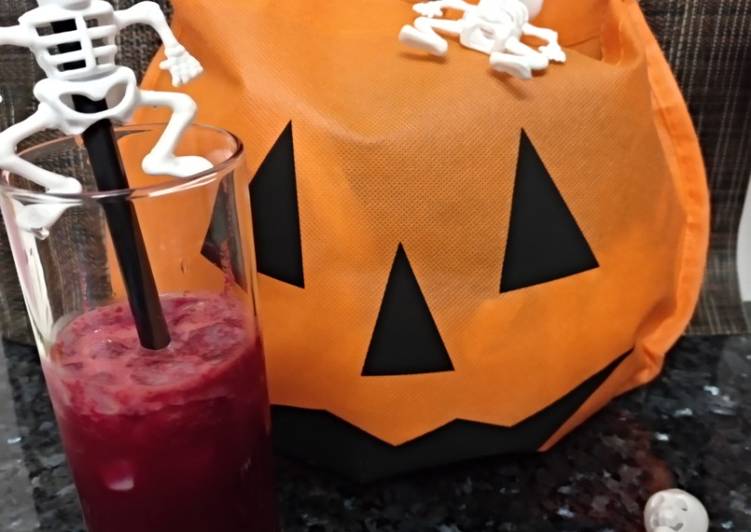 Step-by-Step Guide to Make Homemade Smoothie de remolacha para Halloween