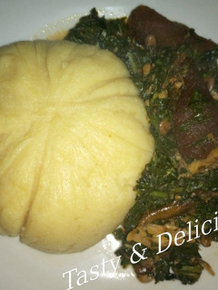 A picture of Tumeric Semo and Vegetable soup.