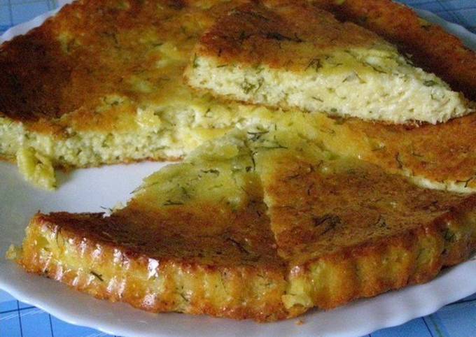 Очень быстрый сырный пирог, пошаговый рецепт на ккал, фото, ингредиенты - Оксана