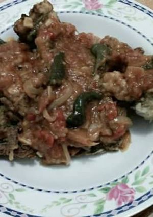 Foto resep Gurame goreng tepung saus asam manis
