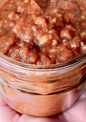 Hình của món Sốt Cà Chua Cá Cơm Muối.
