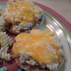 A picture of Easy Open Faced Tuna Melts.