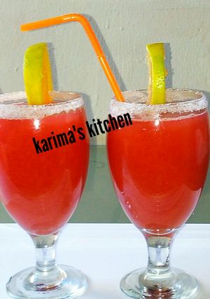 A picture of Watermelon pineapple lemonade.