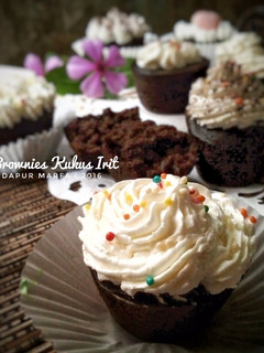 Foto resep Brownies Kukus Irit (1 Telur)