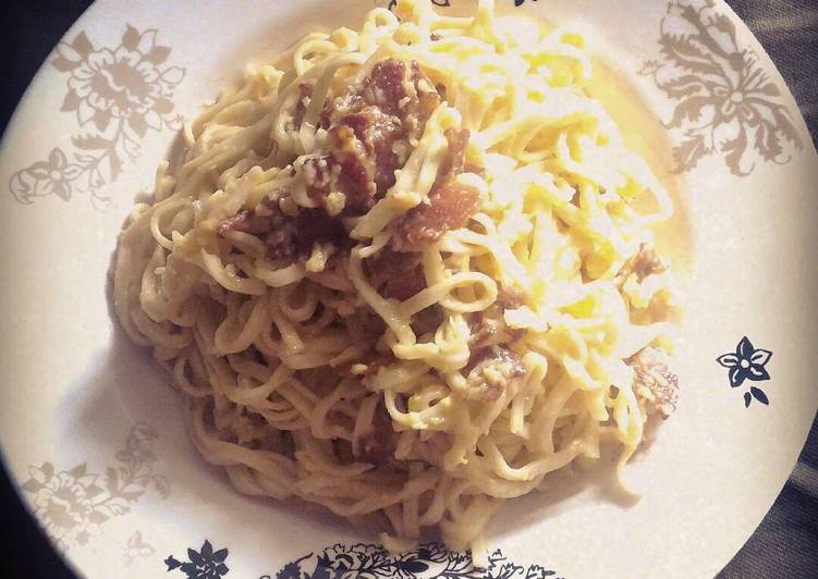 Resep Ramen Carbonara, Enak