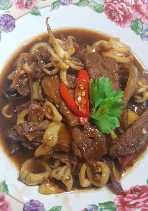 Foto resep Cumi Daging Saus Tiram