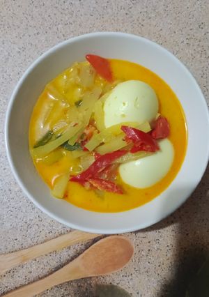 Foto resep Lodeh Labu Siam Telur Rebus