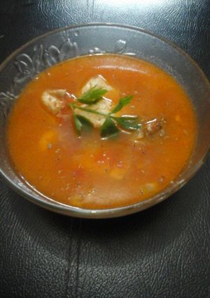 Foto resep Sup Tuna Kuah Tomat