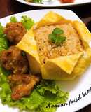 Cơm rang kim chi & ức gà sốt cam 🍊