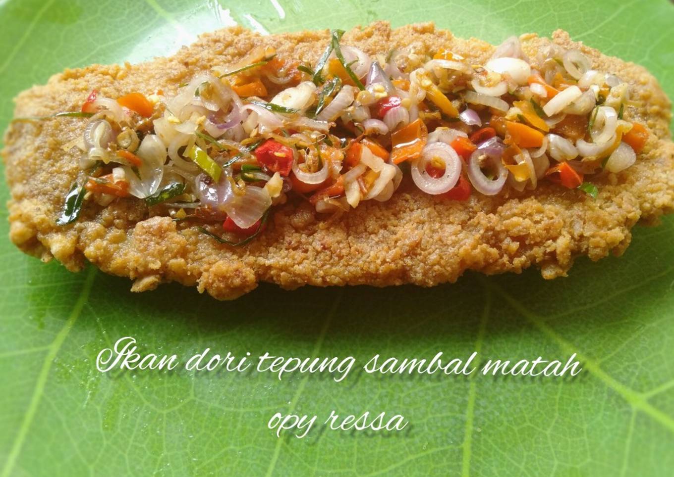 Ikan obat dengan tepung cabai matah