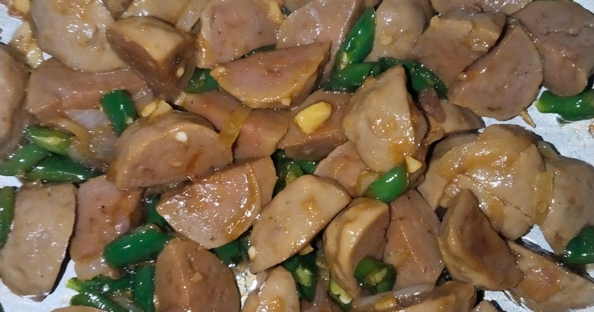 (#13)📌Tumis bakso cabe ijo