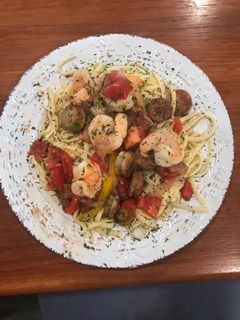 A picture of Jambalaya Pasta.