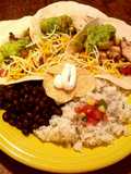 Mayan inspired Fiery Chicken Tacos