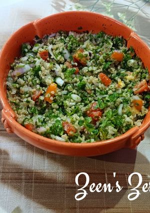 A picture of Quinoa Tabbouleh.
