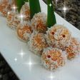 Kelepon Ubi Kuning dan Kanji (camilan seadanya)