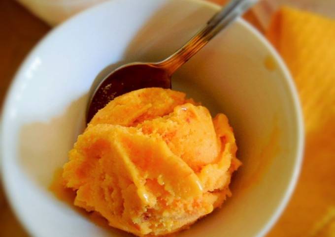 Glace aux abricots