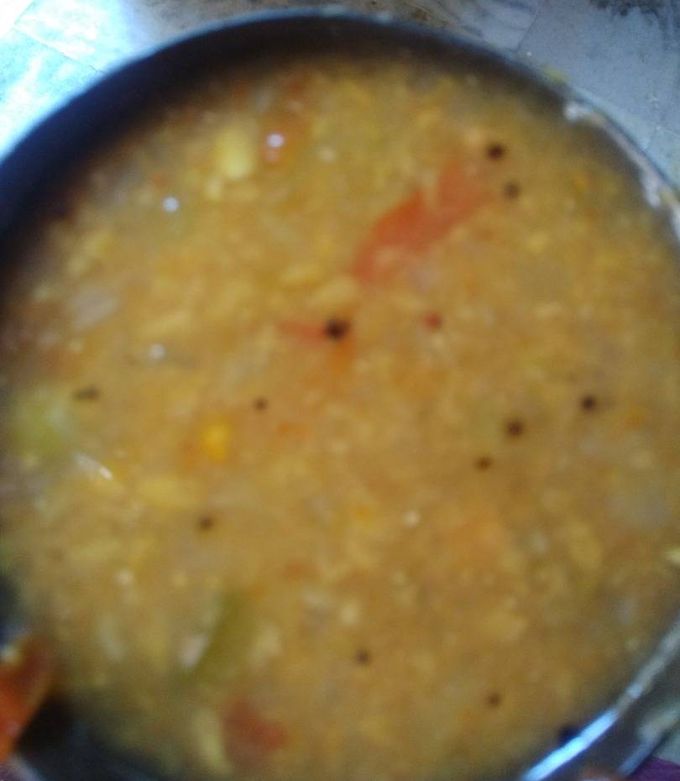 A picture of Vegetable Sambar.