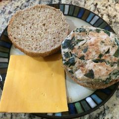 A picture of Spinach Cilantro Turkey Burgers.