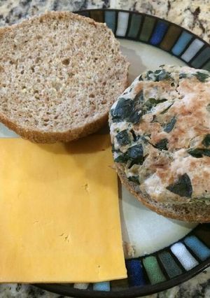 A picture of Spinach Cilantro Turkey Burgers.
